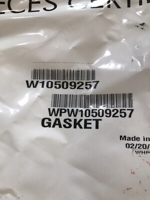 W10509257 W/P D/W SEAL OEM