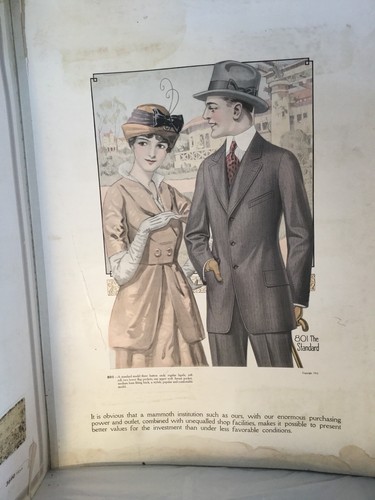 Vintage Men's Fashion 1915 Edesco Edward E. Strauss Autumn Catalog 22