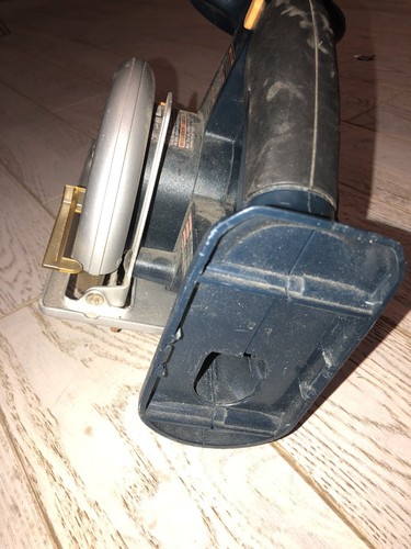 Ryobi Saw 18.0v Has No Battery, used for cutting wood.