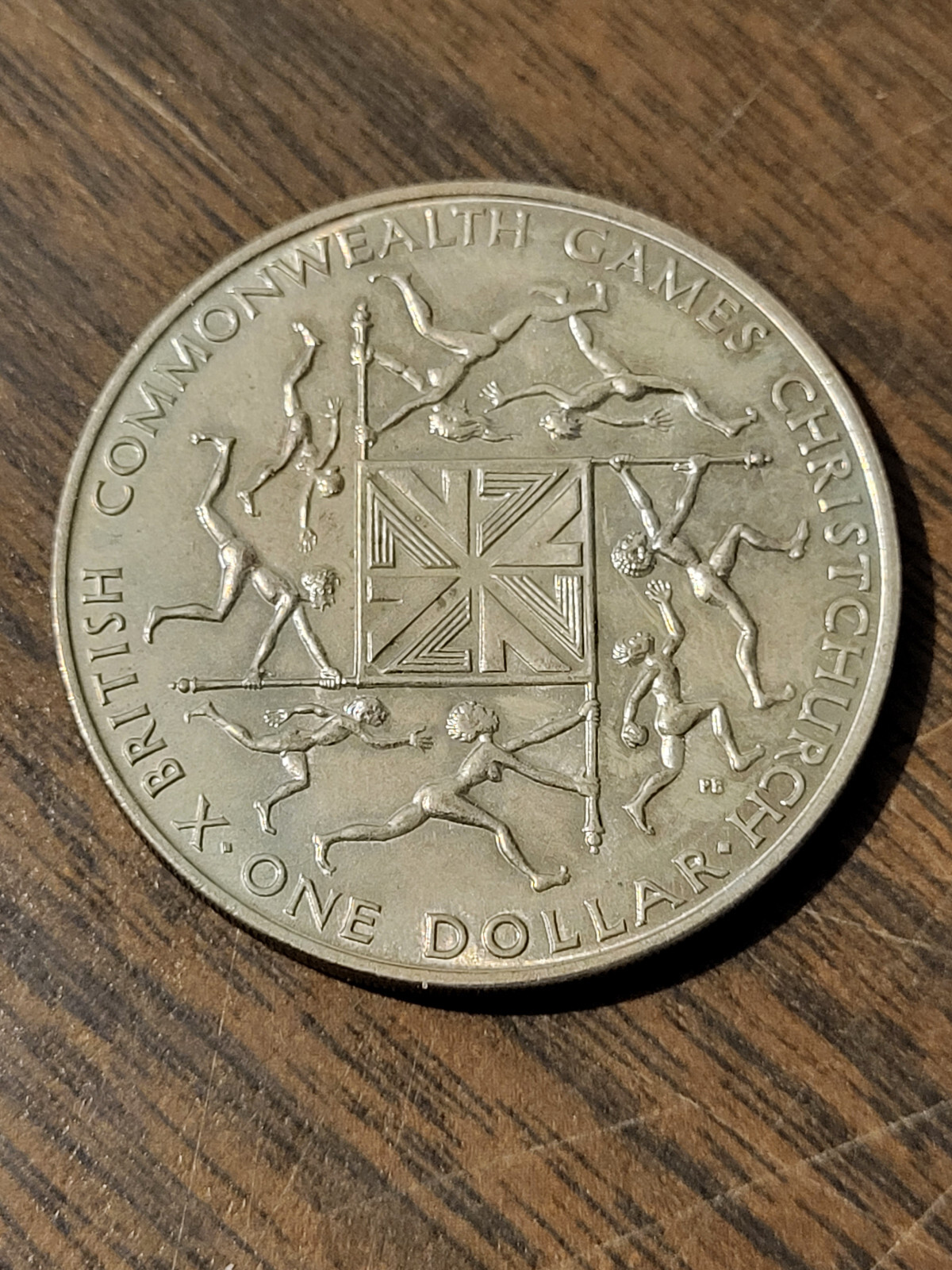1974 ニュージーランド 1ドルcommon wealth games記念銀貨 1 Dollar - Elizabeth II (2nd Portrait; X Commonwealth Games