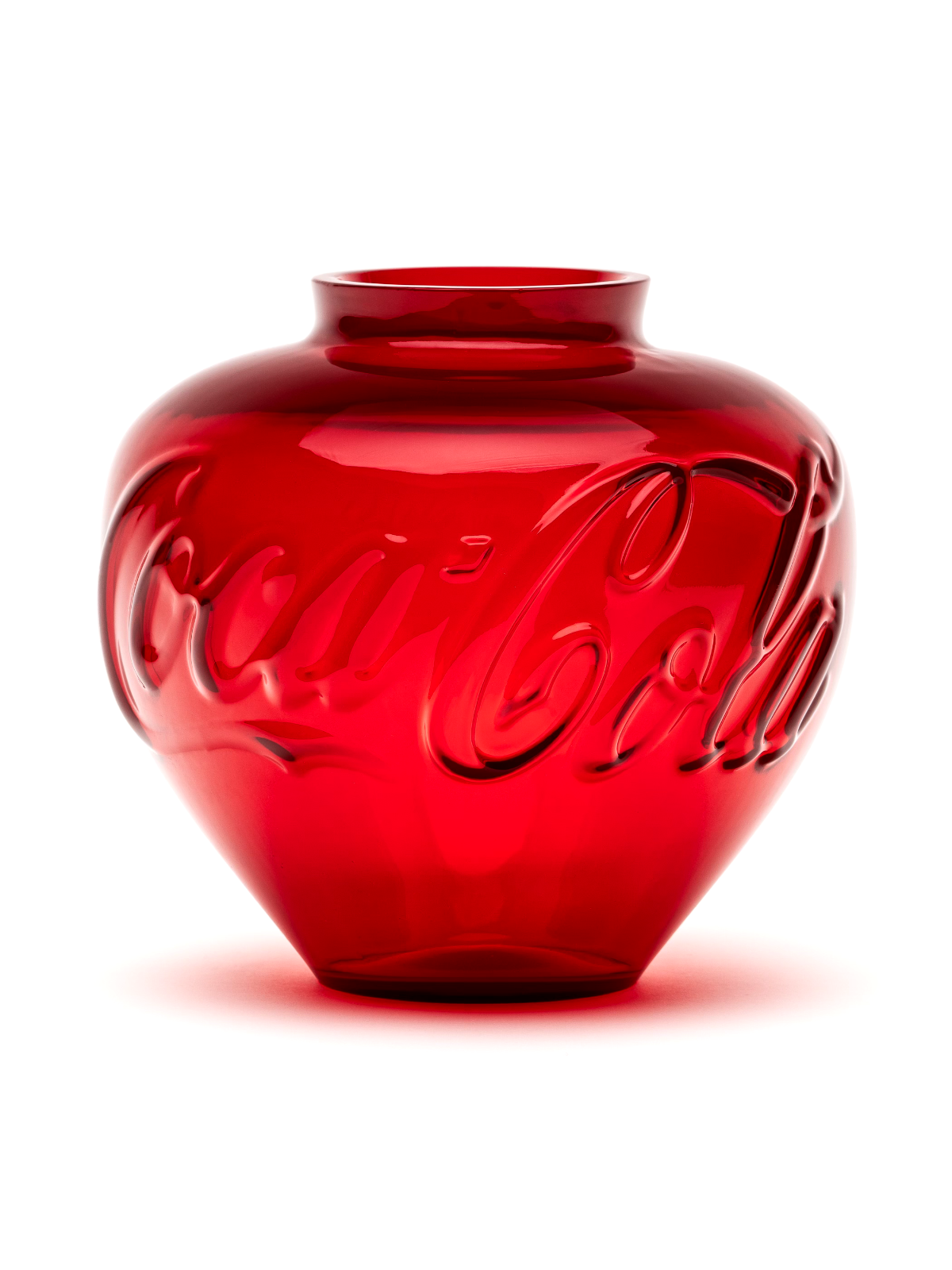 Ai Weiwei Coca-Cola Glass Vase Sculpture Limited Edition 300 signed