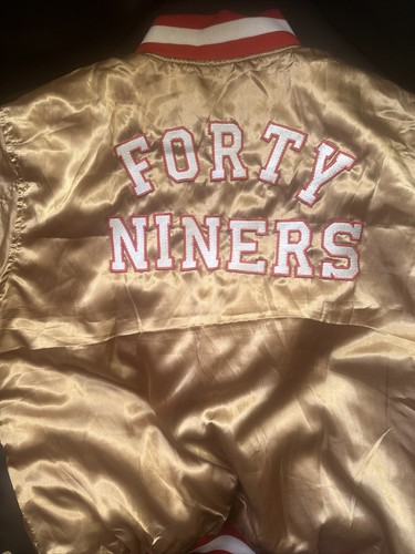 Men's San Francisco Forty Niners 49ers 80s Bomber Vintage