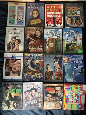 #1  Old Classic Movies 1930-1975 DVD LOT PICK & CHOOSE  $4 FlatRateCombinedShip