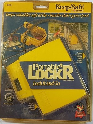 Keep/Safe by Sentry Portable Locke'R 7300y Lock it & Go Lockable Cable Locker