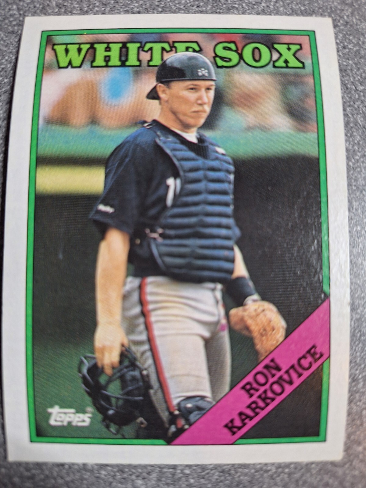 1988 Topps - #86 Ron Karkovice a125