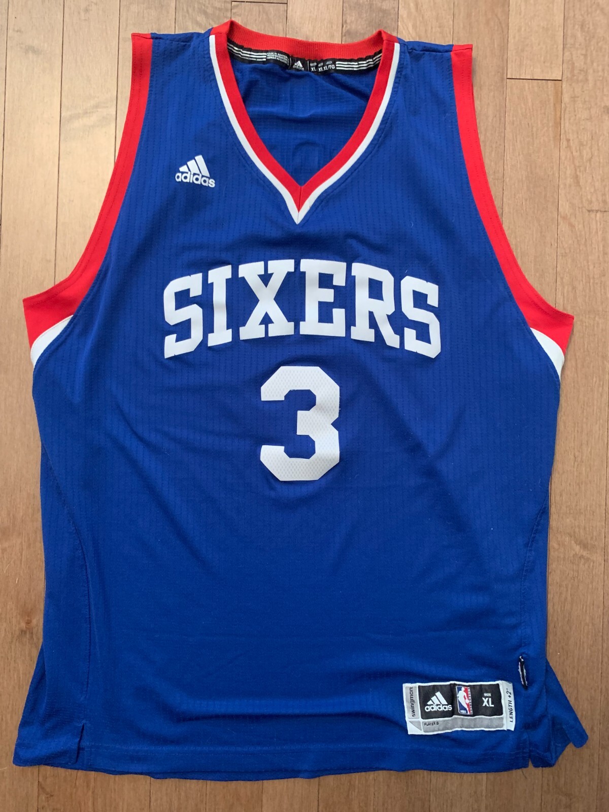 NBA Iverson 76ers ユニフォーム アイバーソン M adidas Adidas Allen Iverson Jersey Small +2 Black Philadelphia