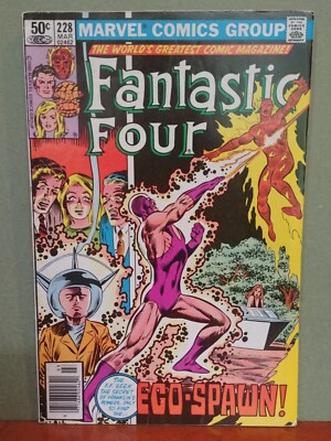 Fantastic Four #228 Newsstand  - 1980 Marvel comics  5.5