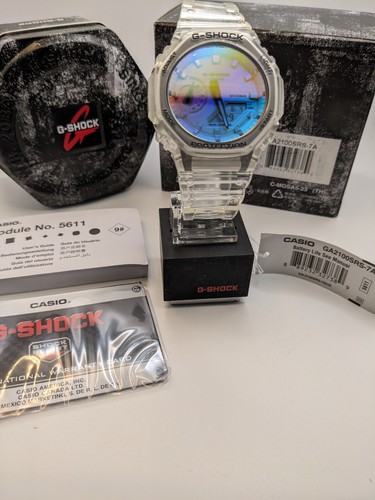 Pre-owned Casio G-shock Ga2100srs-7a Analog-digital Watch "new"