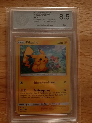 Pokemon Pikachu, SM86, PGS 8,5, Near Mint - Mint, PSA, BGS