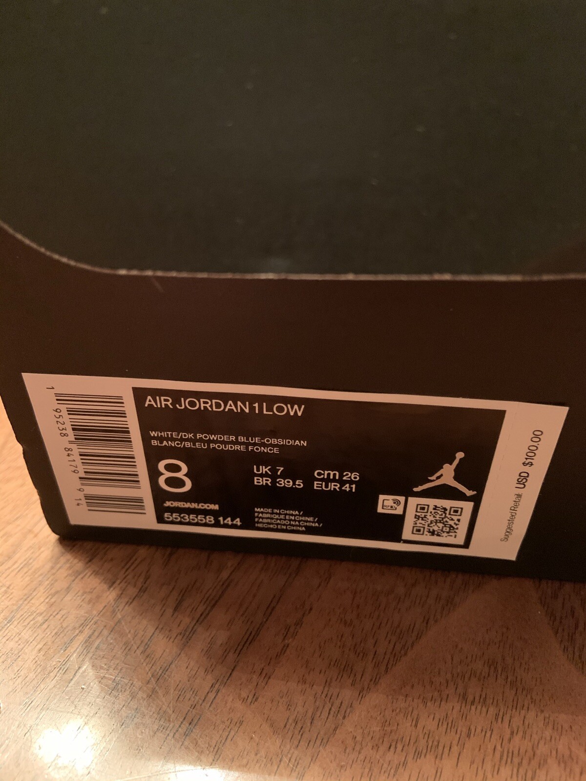 Nike Air Jordan 1 Low UNC White Powder 