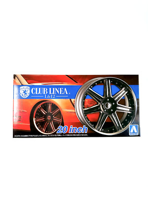 1/24 Aoshima Wheels & Tires Set #5278 Club Linea L612 20''