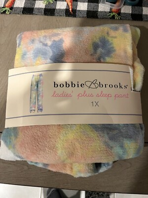 Bobbie & Brooks Tye Dye Ladies Sleep Pants Size 1X@