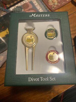 Masters Divot Tool Set Golf Ball Marker 3-Piece Augusta National