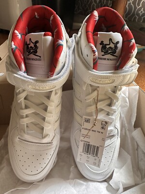 Size 8 - Adidas Originals Forum Mid Thebe Magugu Shoes W - GY9556 NEW WITH BOX