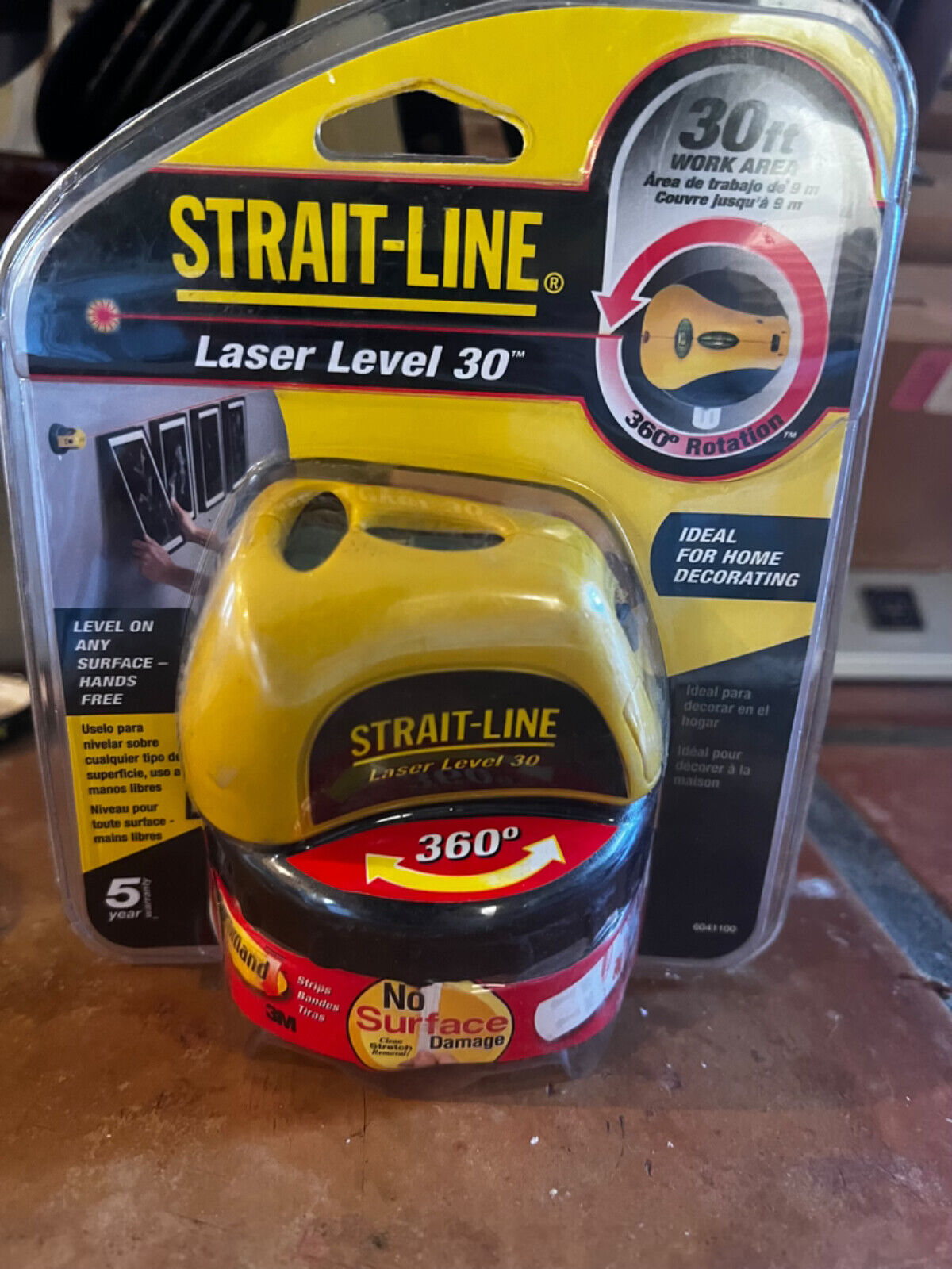 NEW STRAIT LINE Laser Level 30 Rotates 360 Degrees Hands Free eBay