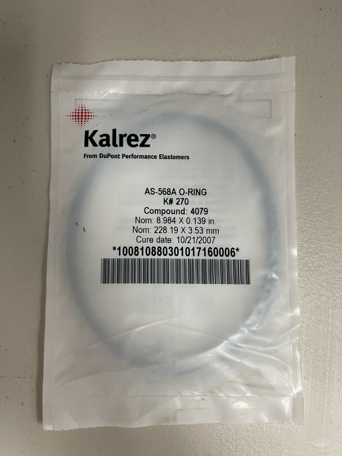 KALREZ 4079 O-RING K#270 8.984 X 0.139 IN | eBay