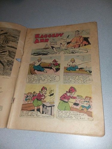 Raggedy Ann and Andy #4 dell comics 1946 Golden age Walt Kelly Art cartoon kids