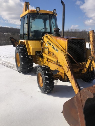 John Deere 410c Loader Backhoe
