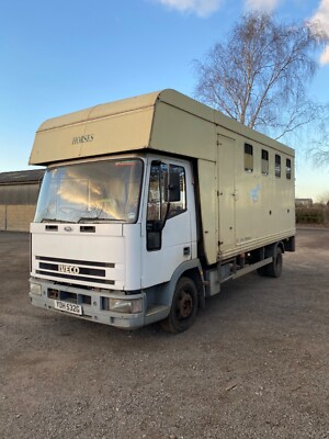 1995 Iveco Ford Cargo 7.5t horse lorry