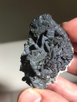 Chalcocite, Kambove mine. DR Congo, ex Wim Klein, pre-1980