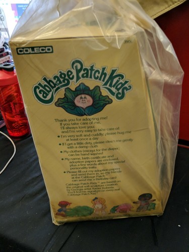 Vintage Cabbage Patch Kid Doll Byron Manfred 1983 NIB