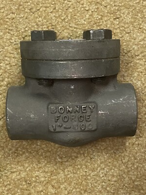 Bonney Forge 1  Class 800 Piston Check Valve F316L Disc, A350 LF2 Body Threaded