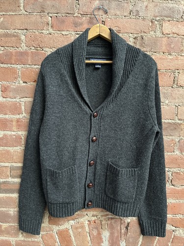 Brooks Brothers Men's Shawl Collar Cardigan, Sz Small, 100