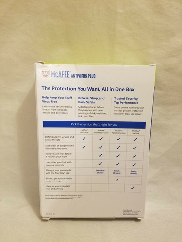 (14pack)McAfee Antivirus 10 devices, livesafe, antivirus plus, (1 YEAR)