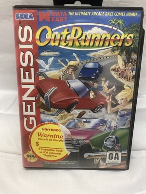 OutRunners  Sega Genesis 1994 Tested Working Cleaned With Case