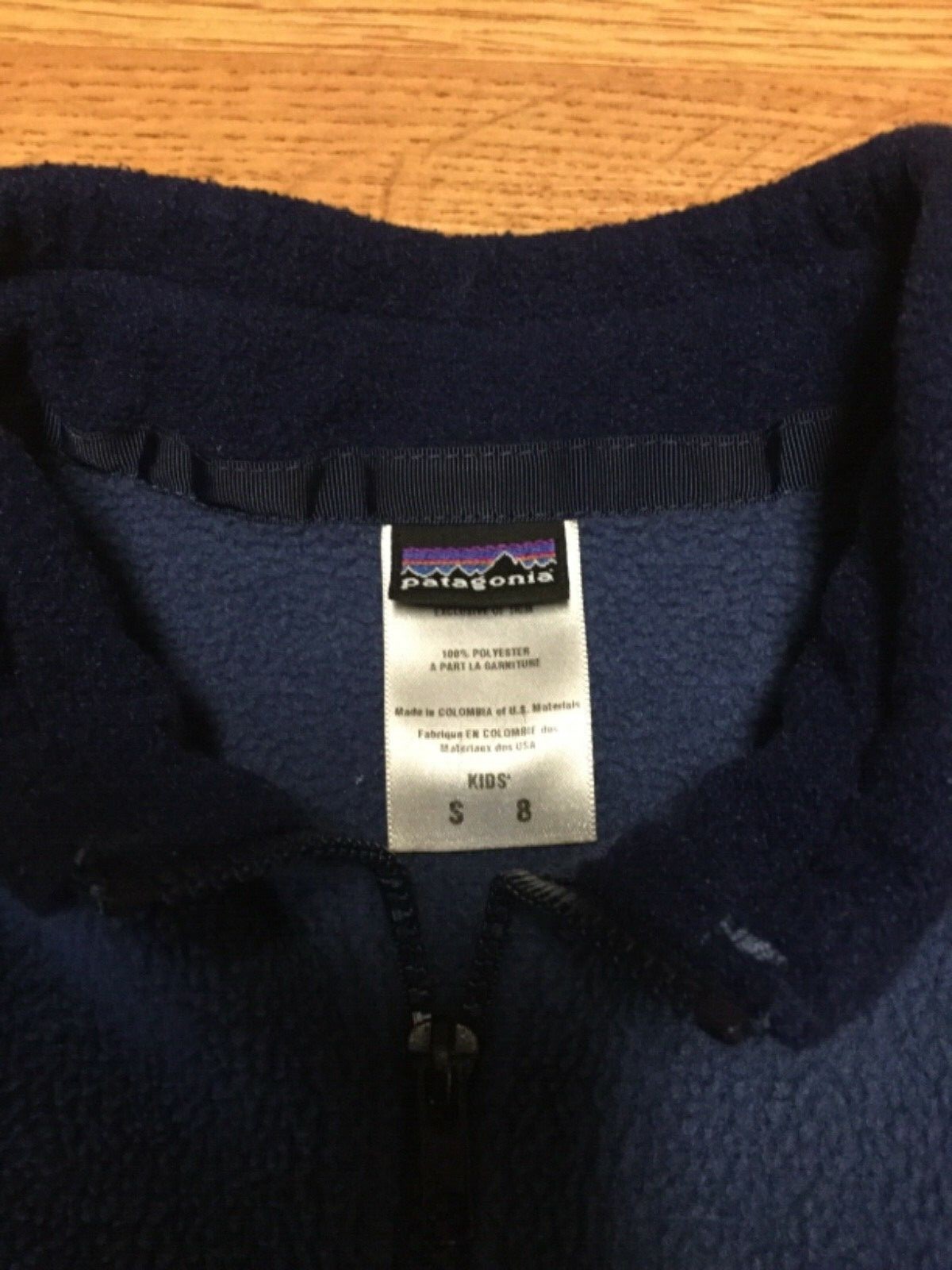 Patagonia Kids' Retro Fleece Vest Kids Blue ~ Size S (8)~ EUC