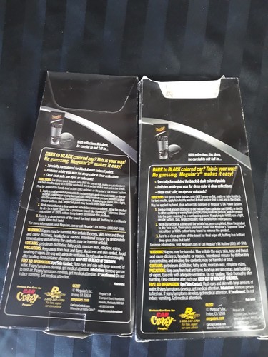 2 -bottles 7OZ each Black Wax,No G6207,  Meguiars Inc