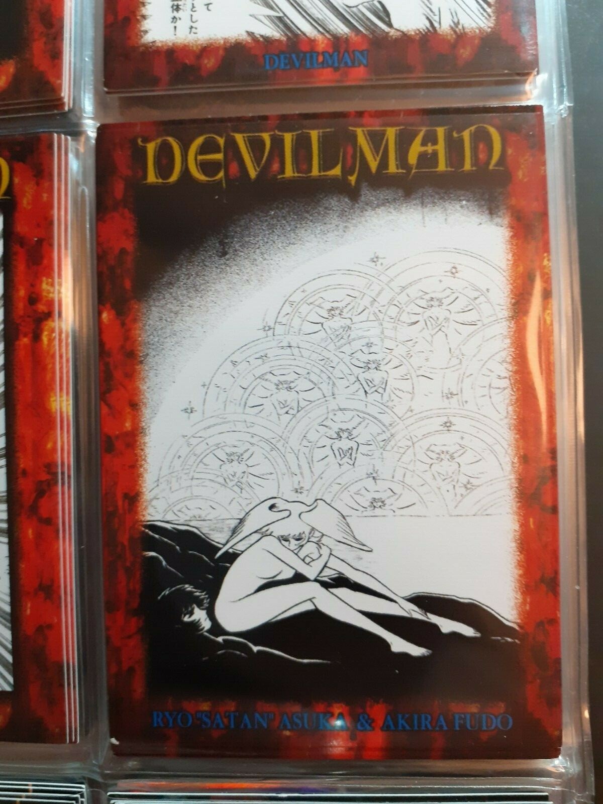 デビルマン　カード DEVILMAN devil man go nagai mazinger z AMADA TRADING CARD N