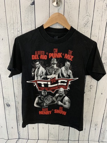 WWE Wrestling TLC 2011 T Shirt Black Size Small Triple H CM