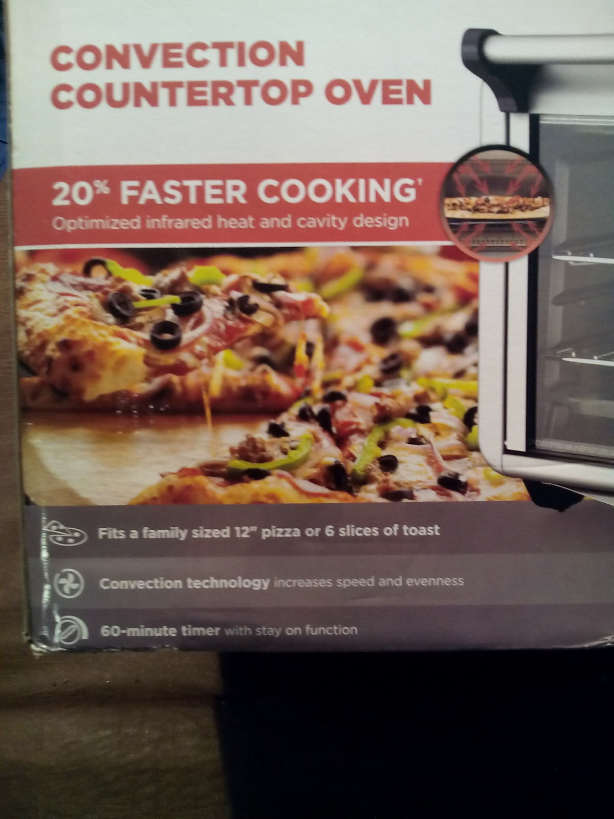 BLACK & DECKER CONVECTION COUNTER TOP OVEN