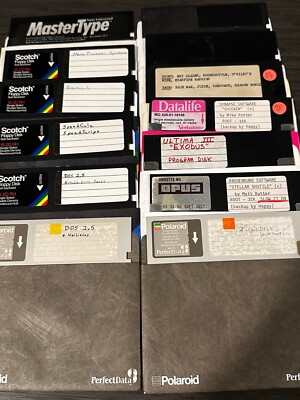 13 floppy disk lot for Atari 400 800 XL XE Vintage Computer games DOS error free