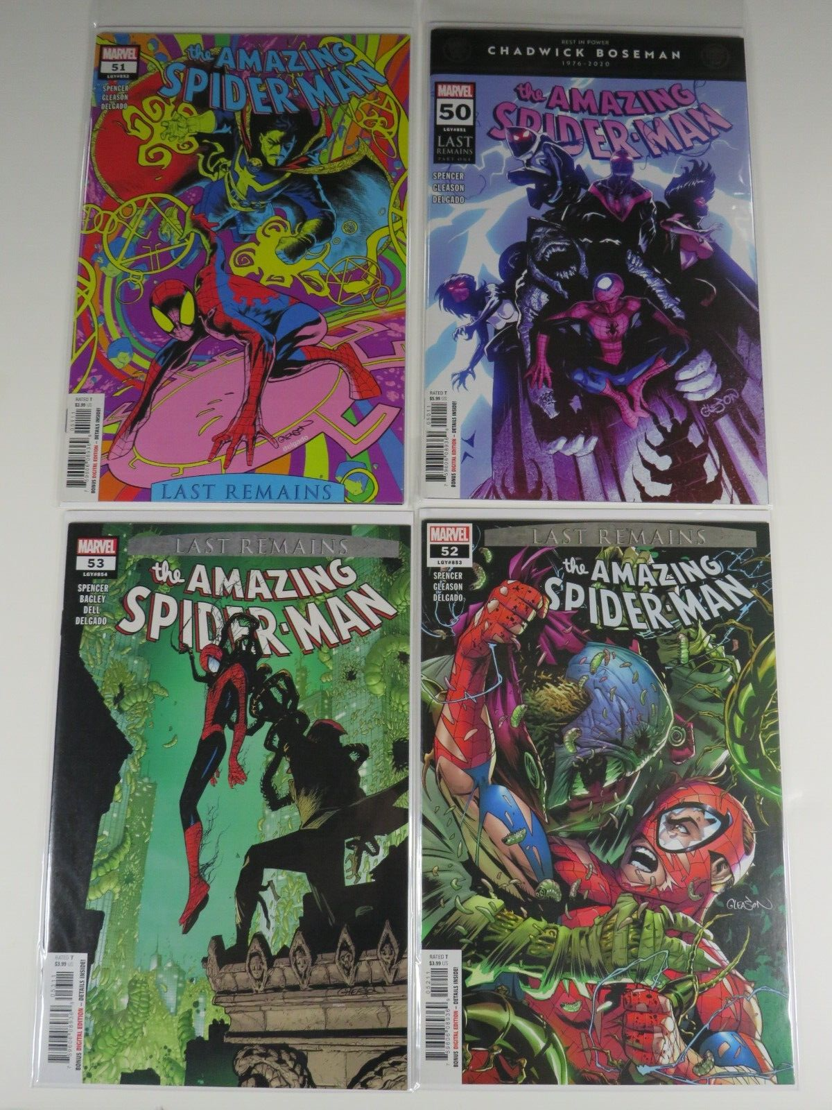 Amazing Spider-man 50 51 52 53 54 54 Knull variant 55