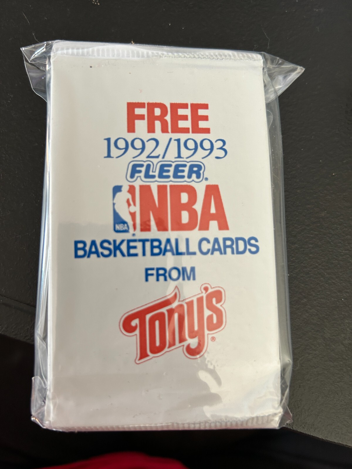 1992-93 Fleer NBA Basketball Tony's 3 Card Pack -Rare Hard