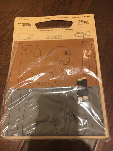 Vintage Ravensburger Hobby Horse And Elephant Kit