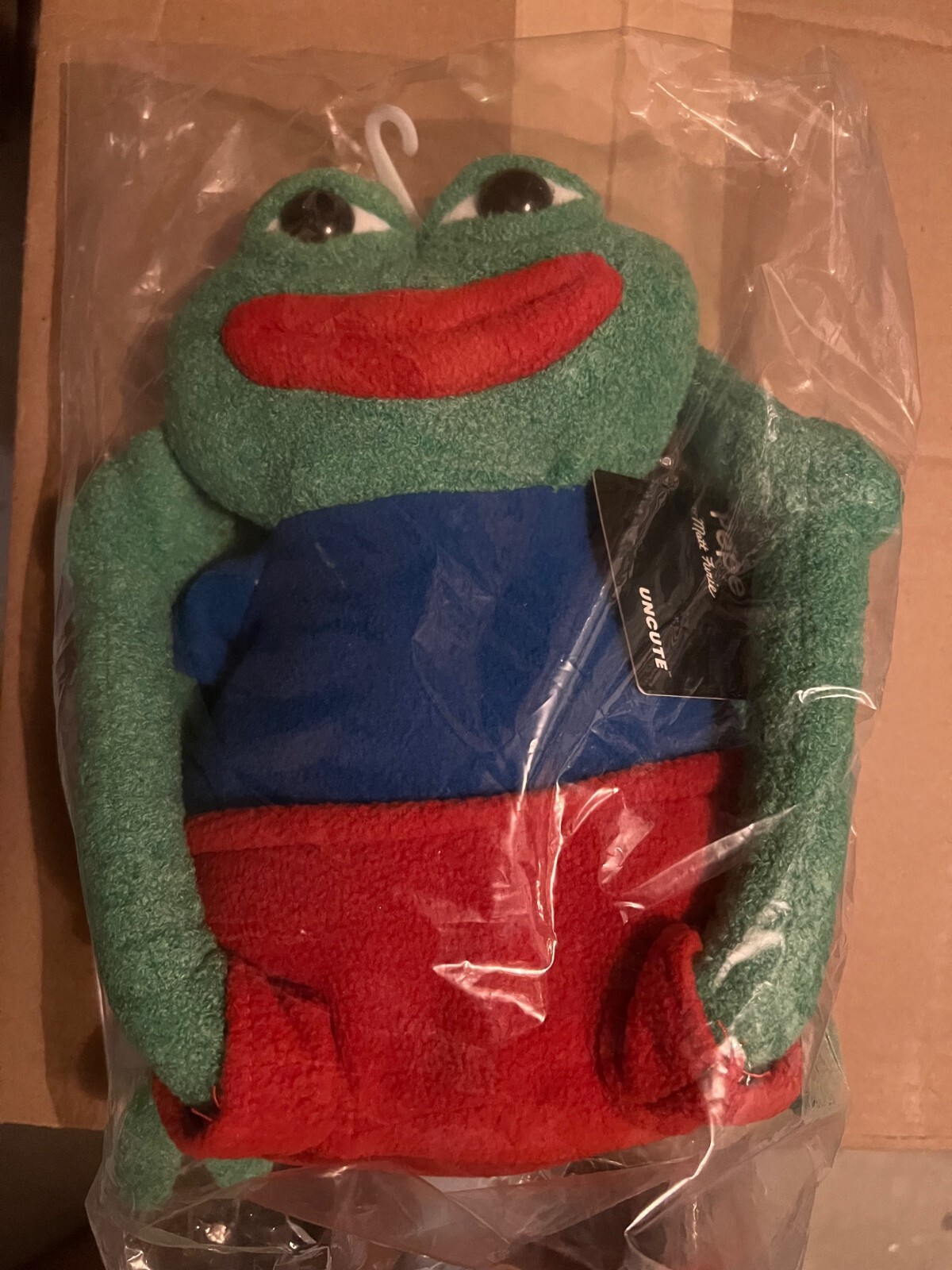 Pepe the Frog Plush - Original Hashtag Collectibles - Uncute - Matt Furie