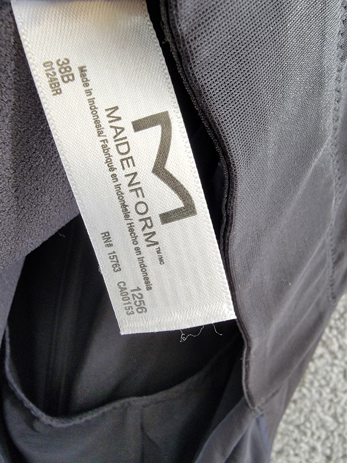 Maidenform Easy up Strapless Firm Control Bodybriefer Women's 38B Black Hook&Eye - Picture 13 of 14