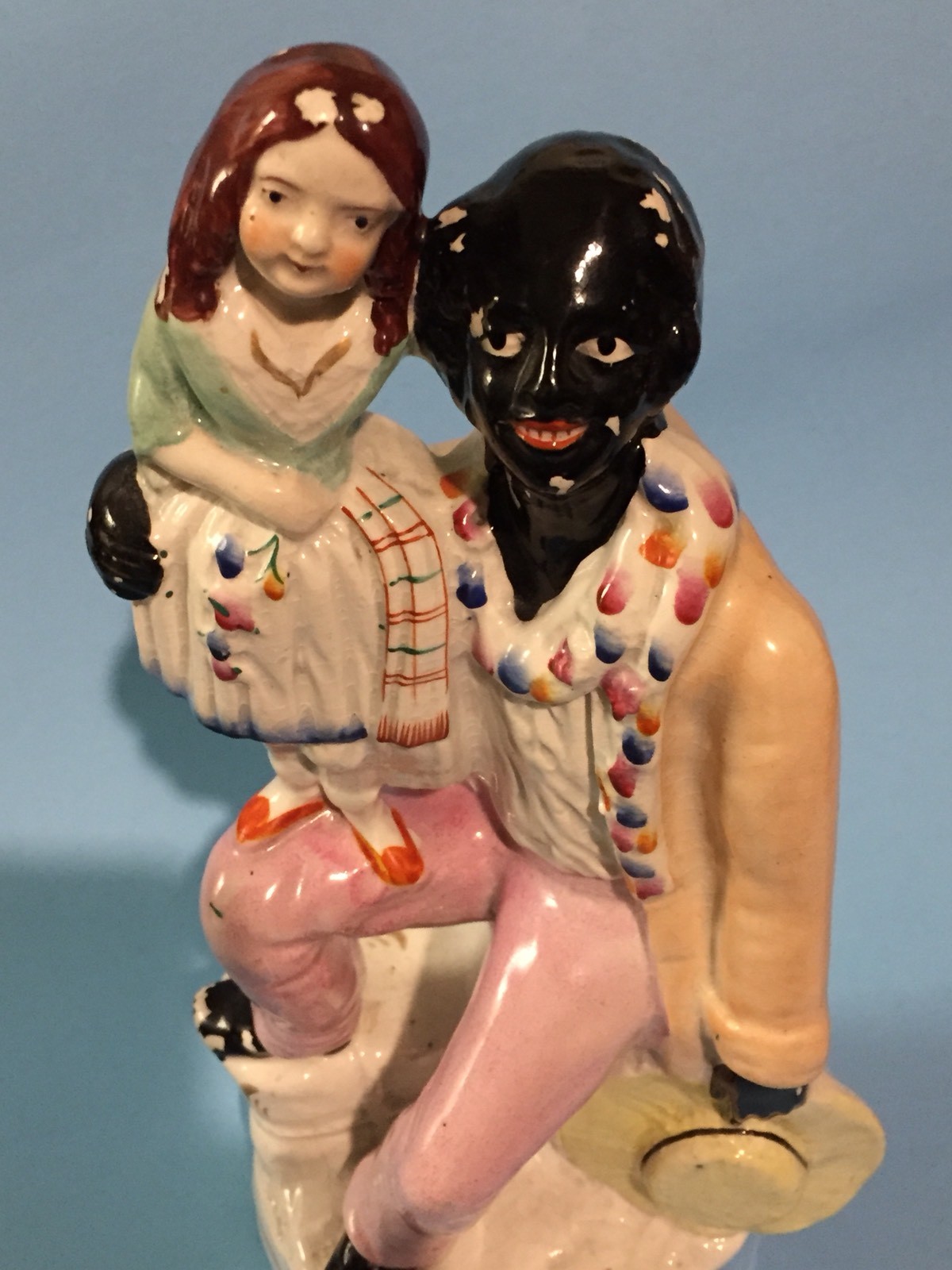 Black Americana Uncle Tom & Eva circa 1850 ( sorry Firm Price)