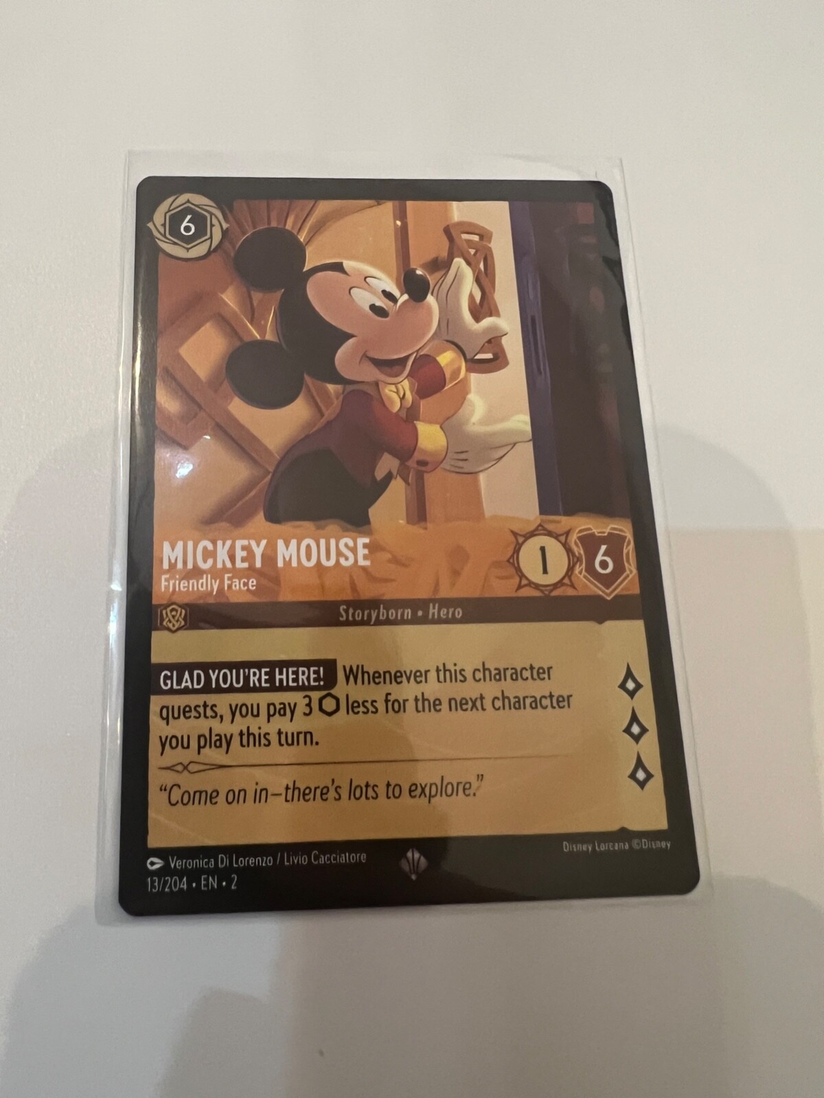 ロルカナ Lorcana ミッキー MickeyMouse foil PSA10 Mickey Mouse #51 Disney Lorcana Card 1st Issue Foil #51 PSA