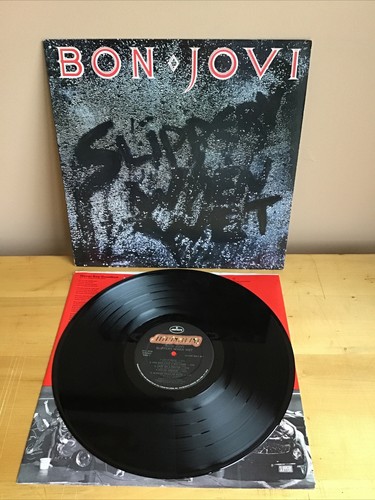 Bon Jovi Slippery When Wet Vinyl Record Mercury 1986 NM | eBay