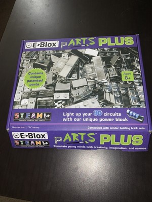 pARTS  Plus LED Building Blocks Set E-Blox  Tower Cat Robot