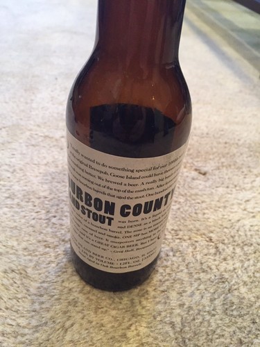 2008 Bourbon County Brand Stout Empty Bottle