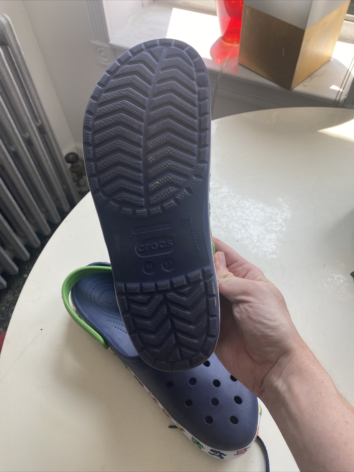 grateful dead crocs size 12