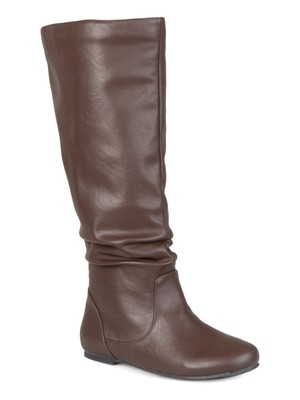 

JOURNEE COLLECTION Женские коричневые стеганые ботинки Jayne, Коричневый, JAYNE-BRN-090WC