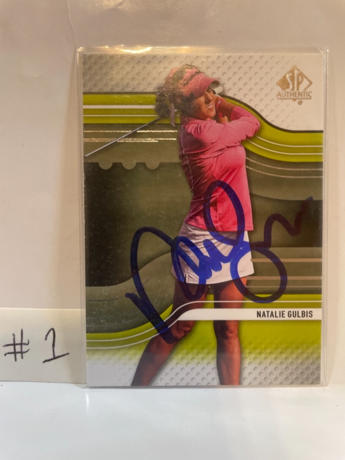 ナタリー・ガルビス直筆サイン入り超大型写真…Natalie Gulbis… ナタリー・ガルビス直筆サイン入り超大型写真…Natalie Gulbis