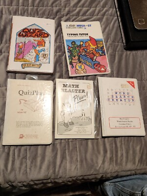 Atari ST/Mega/TT NEW 4Educational games 1 creation utility