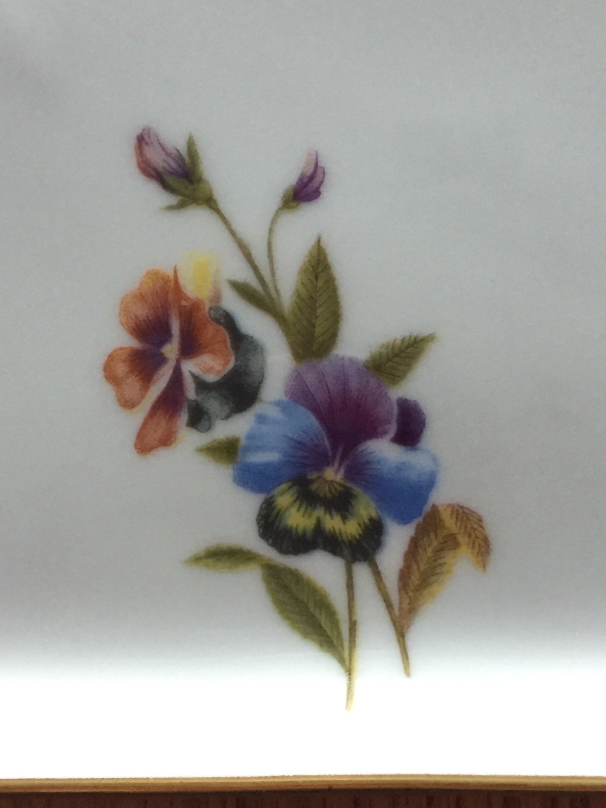 Vintage Limoges Chamart France Vanity Perfume Tray Hand Painted 8.5